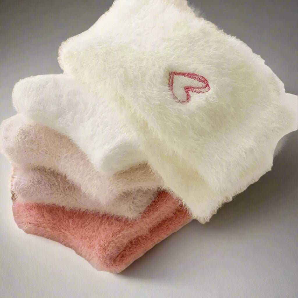 Embroidered Heart Socks