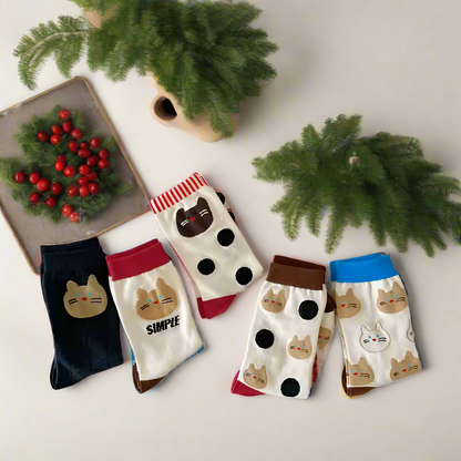 Japanese Cat Socks