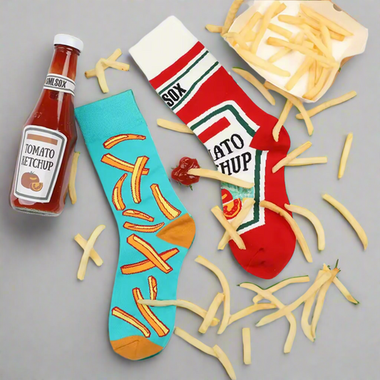 Ketchup Fry Socks