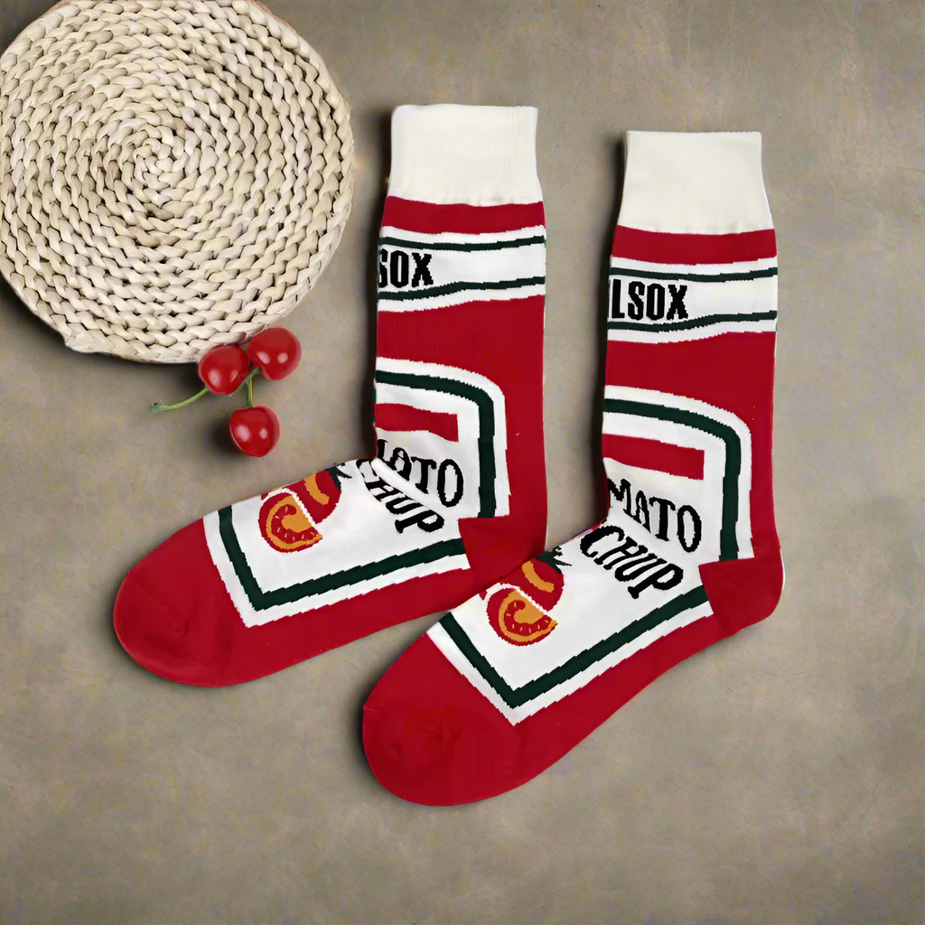 Ketchup Fry Socks
