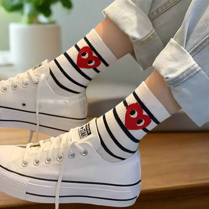 Korean Heart Socks