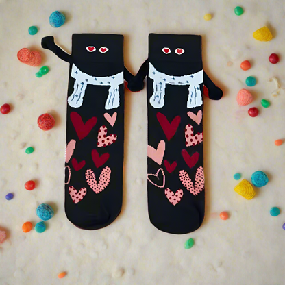 Magnetic Heart Socks