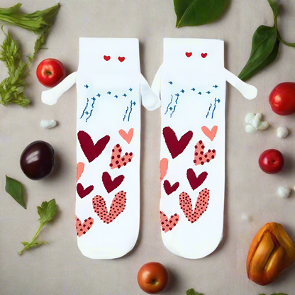 Magnetic Heart Socks