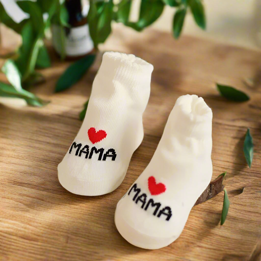 Mama & Papa Baby Socks