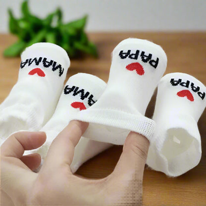 Mama & Papa Baby Socks