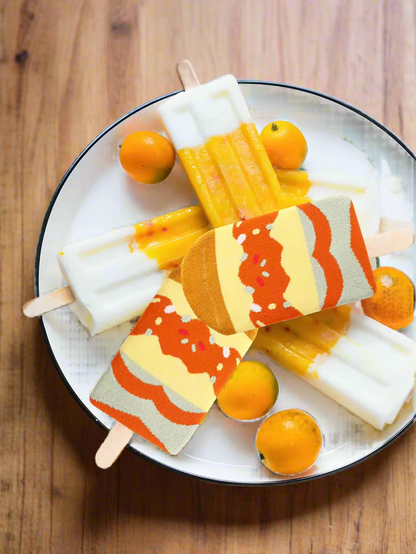 Orange Cream Ice Pop Socks