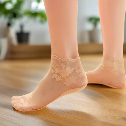 Transparent Lace Socks