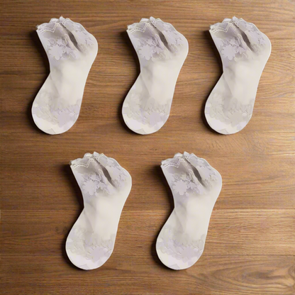 Transparent Lace Socks