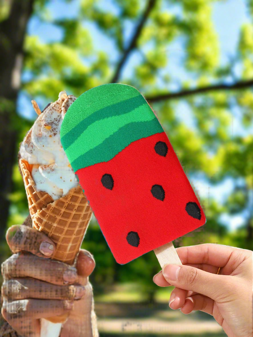 Watermelon Ice Pop Socks