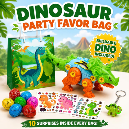 Dinosaur Party Favor Bags